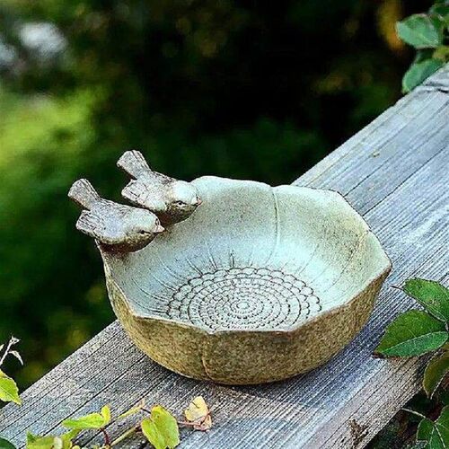 2021 NEW Bird Feeder Yard Ceramic Birth Baths Garden Decor