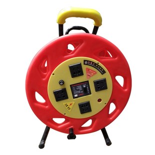 弘德力绕线盘电缆盘支架卷盘器线滚子绕线盘空盘家用线轴电缆线盘