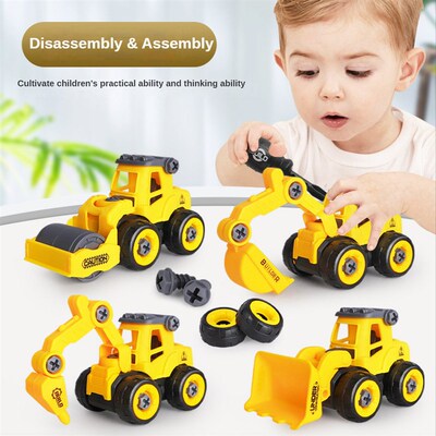 Engineering Vehicle Toys Construction Excavator Tractor Bull