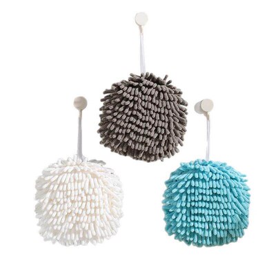 Quick-dry New Solid Color Hand Towel, Chenille Nordic Fresh