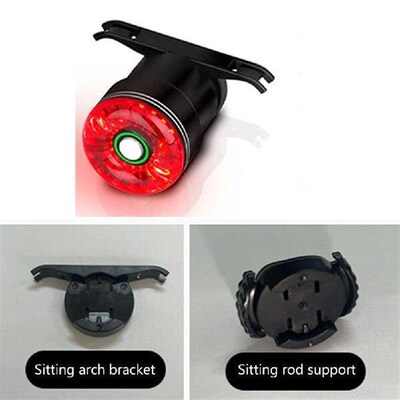 LED Bicycle Tail Rear Light Smart Brake Sensing