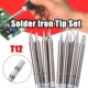 Soldering Iron Tips Drillpro Alloy T12 Set 10pcs