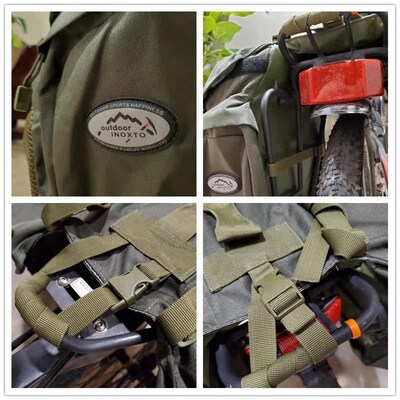 Bicycle and motorcycle saddle bag, travel waterproof bicycle