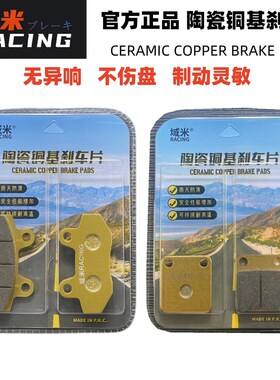 适用轻骑游侠QM250-8X前后刹车片大脚攀后陶瓷铜基碟刹片/皮升级