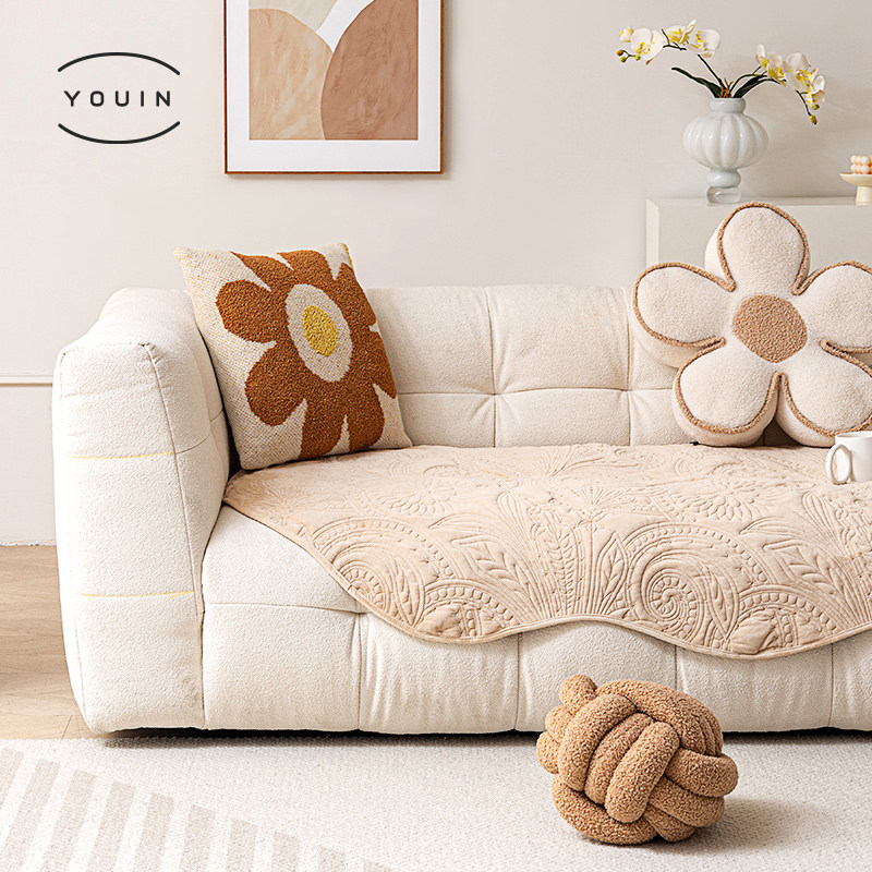 伊兰异形沙发垫奶油风2024新款四季通用沙发坐垫套罩防滑盖布巾,居家布艺,沙发垫,淘宝优惠券,粉丝福利购,淘宝优惠卷
