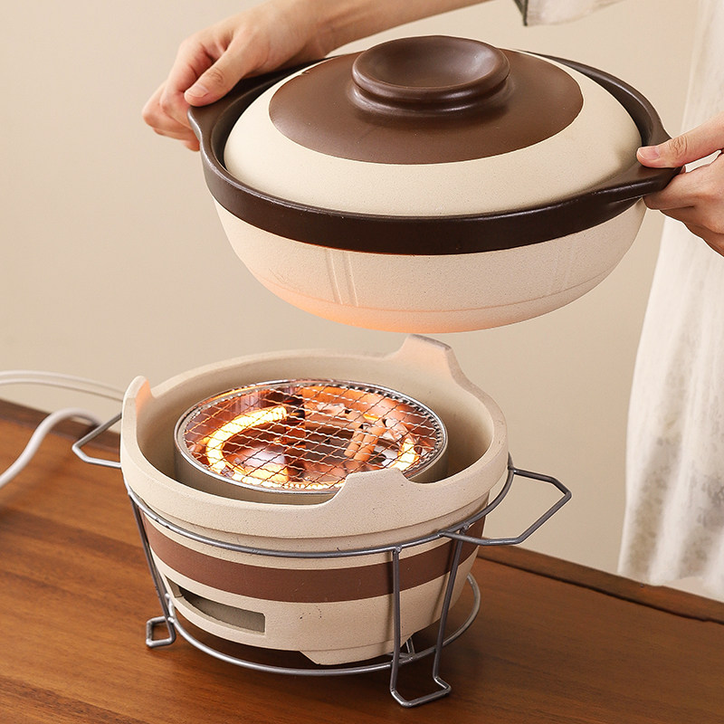 电砂锅插电炖锅火锅电碳两用打边炉锅一体可干烧电陶炉沙锅堡商用,厨房/烹饪用具,砂锅/石锅,淘宝优惠券,粉丝福利购,淘宝优惠卷