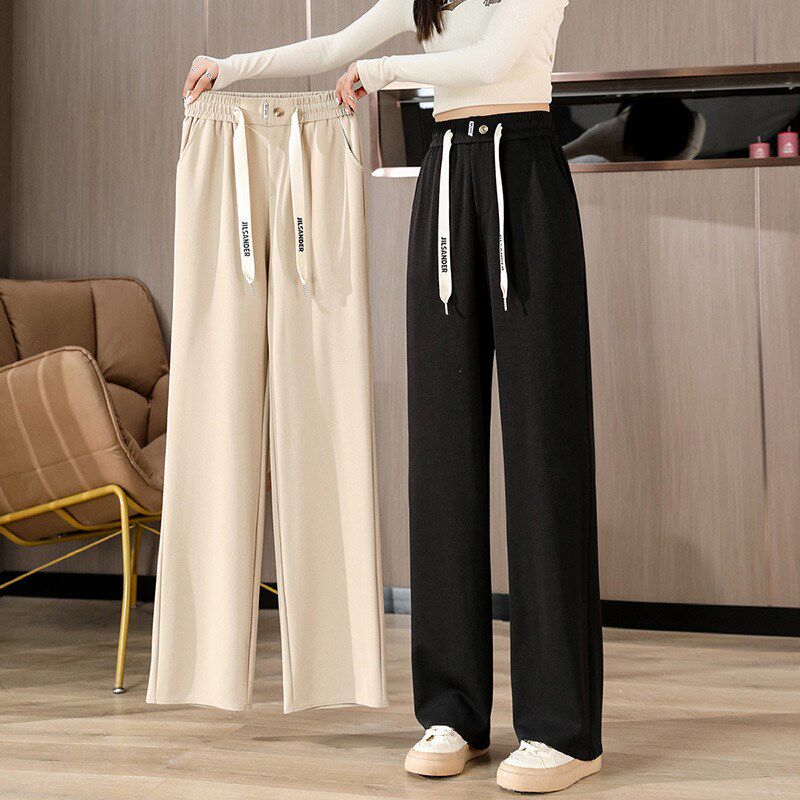 12少女春夏阔腿裤13初中高中学生岁14女孩15高腰16宽松直筒休闲裤