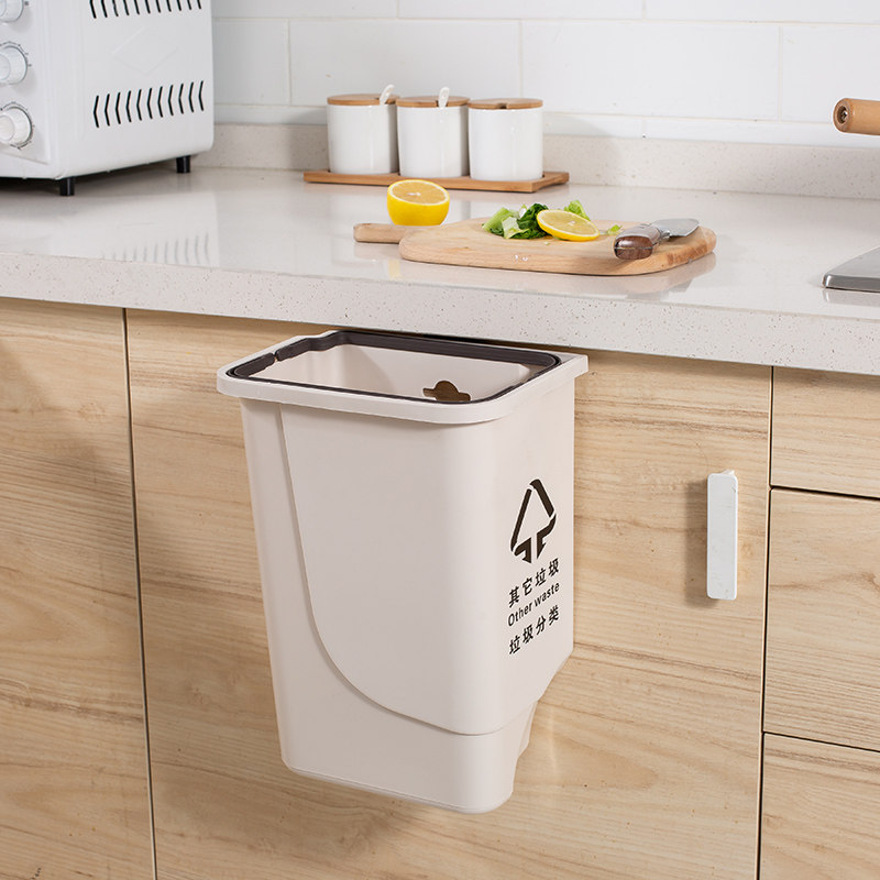 垃圾分类垃圾桶家用二合一带盖轮双桶厨房专用干湿分离办公室大号