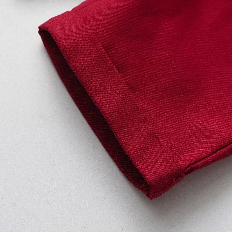 男童参加婚礼服装宝宝红色抓周礼服套装生日宴会花童西服夏秋款