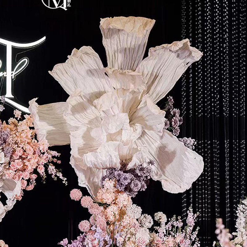 新款婚庆婚礼舞台背景装饰褶皱花艺仿真手工纸艺美塑花大型蝶舞花,节庆用品/礼品,婚庆绢花,淘宝优惠券,粉丝福利购,淘宝优惠卷