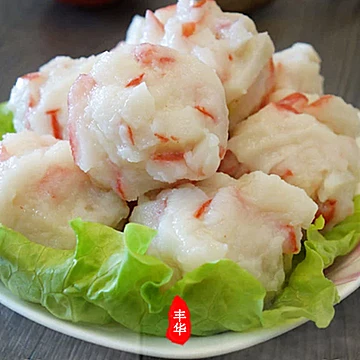 拍十件！丰华纯虾肉虾滑球无添加