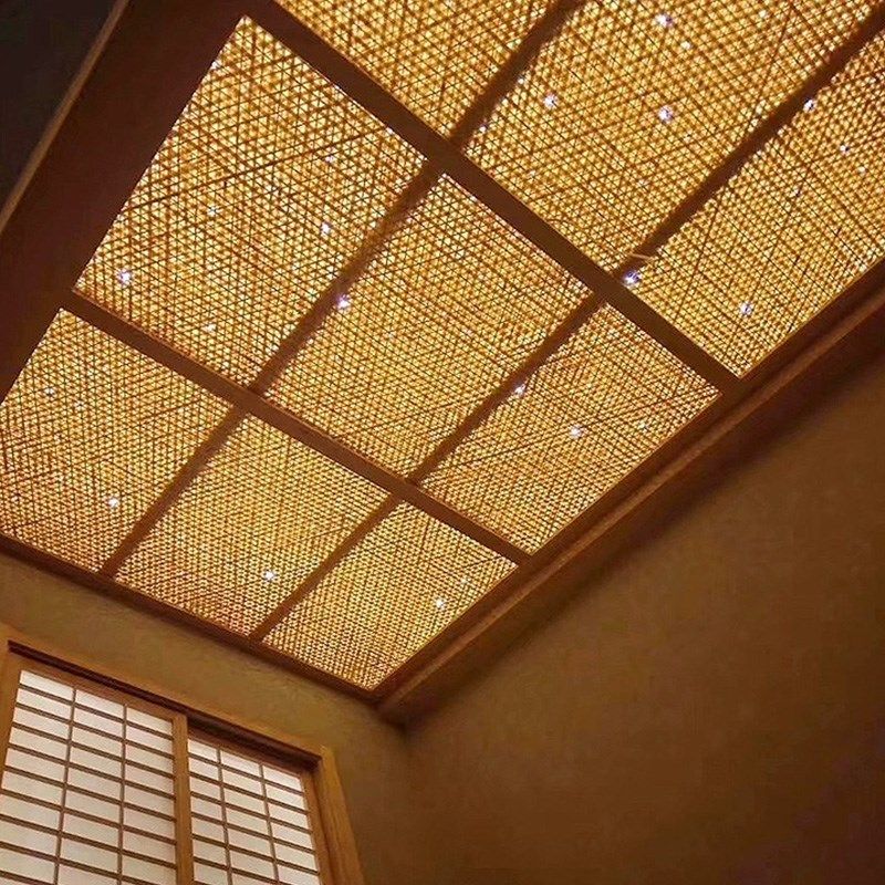 定制高档手工编镂空竹编高端场所吊顶隔断装修装饰材料设计师定做,床上用品,竹席,淘宝优惠券,粉丝福利购,淘宝优惠卷