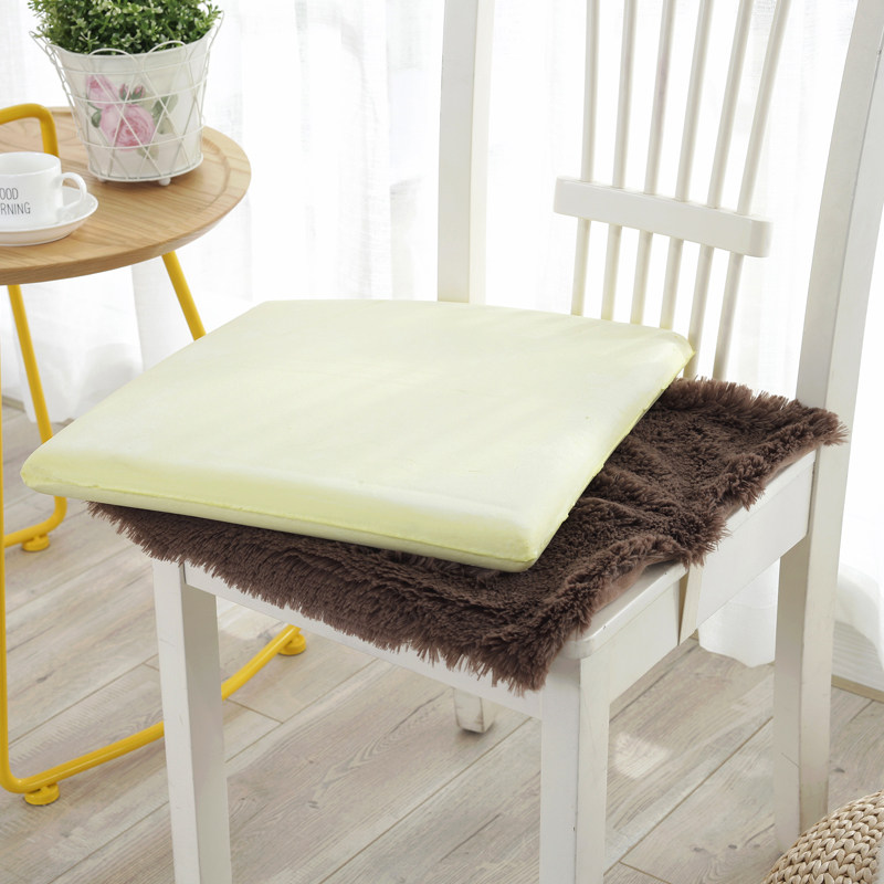 冬季毛绒坐垫学生教室垫子加厚记忆棉坐垫椅子座垫宿舍椅垫屁股垫,居家布艺,椅垫,淘宝优惠券,粉丝福利购,淘宝优惠卷