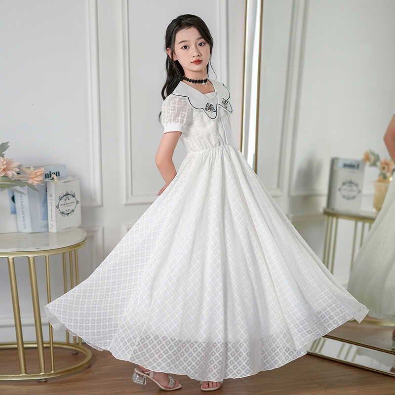 女童雪纺碎花连衣裙夏款儿童娃娃领2024新款洋气小女孩公主裙夏装,童装/婴儿装/亲子装,连衣裙,淘宝优惠券,粉丝福利购,淘宝优惠卷