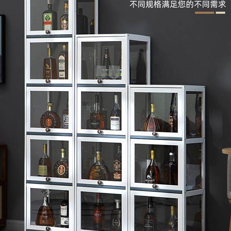 红酒柜展示柜客厅隔断展示架酒架茶叶家用酒柜落地柜陈列烟柜货柜