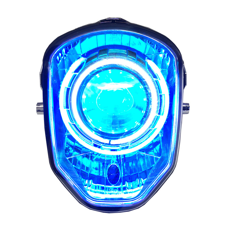 小猴子m3大灯总成激光LED透镜大公仔M5车灯双光天使恶魔APP眼海5