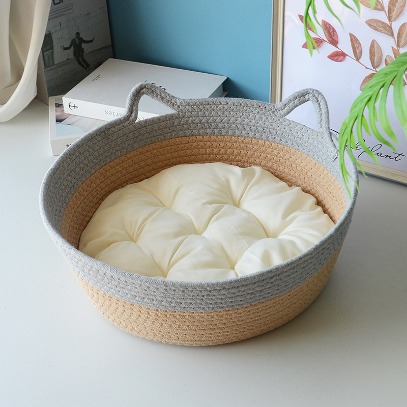 藤编猫窝四季通用冬季保暖编织棉垫猫抓板猫咪垫子产窝床宠物用品,宠物/宠物食品及用品,猫窝/屋/帐篷/沙发,淘宝优惠券,粉丝福利购,淘宝优惠卷