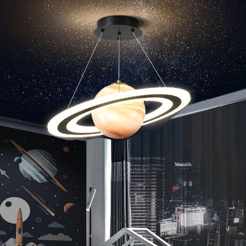2021年新款男女孩儿童房间卧室灯具个性卡通星球空温馨创意护眼吸,家装灯饰光源,儿童房吸顶灯,淘宝优惠券,粉丝福利购,淘宝优惠卷