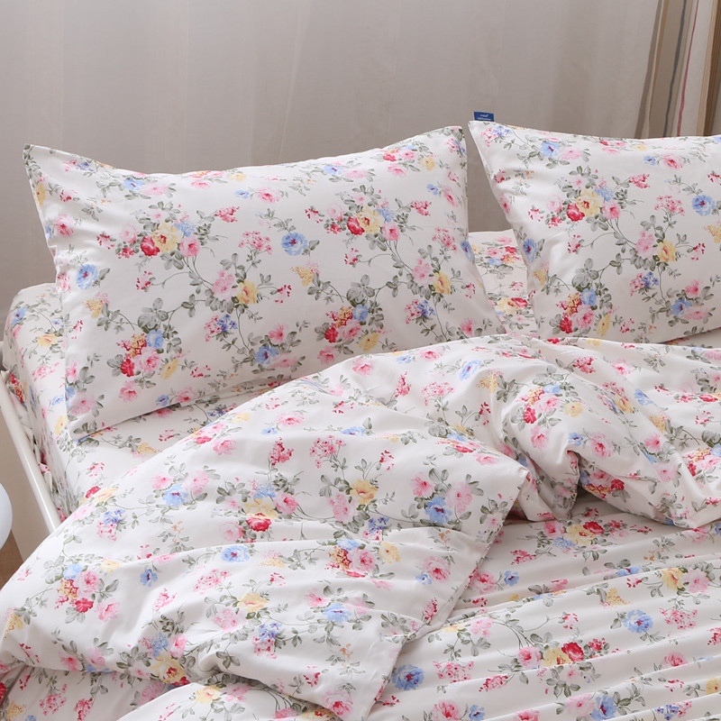 秋冬被套单件 纯棉单人双人被罩1.5x1.8x2.0x2.3全棉斜纹田园花朵,床上用品,被套,淘宝优惠券,粉丝福利购,淘宝优惠卷