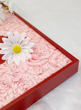 铝合金拼图框架裱框新品Botop1000片500平图705075挂墙可定制