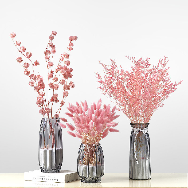 客厅卧室干花真花和花瓶套装饰情人草狗尾巴棉花兔尾草干花花大束,鲜花速递/花卉仿真/绿植园艺,干花,淘宝优惠券,粉丝福利购,淘宝优惠卷