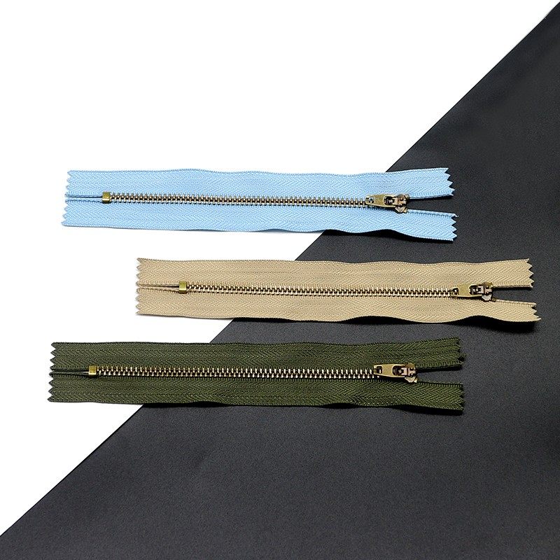 金属4号铜齿拉链牛仔裤裙子门襟带锁闭口短拉锁包包钱包裤子配件,居家布艺,拉链,淘宝优惠券,粉丝福利购,淘宝优惠卷