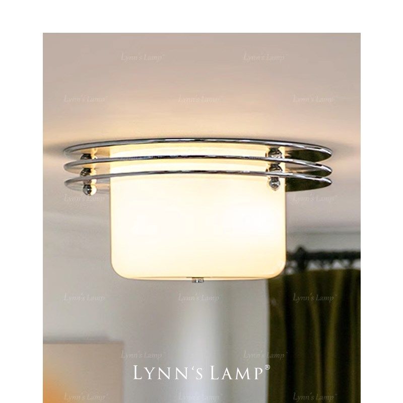 Lynns立意包豪斯玻璃吸顶灯极简过道玄关卧室阳台太空中古灯饰,家装灯饰光源,厨卫/阳台/玄关/过道吸顶灯,淘宝优惠券,粉丝福利购,淘宝优惠卷