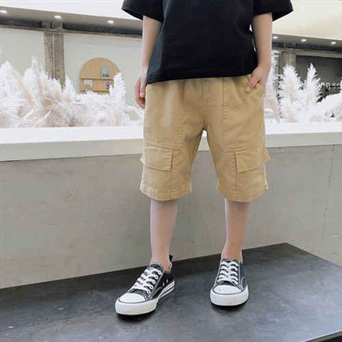 BK062 父子装夏天短裤纸样 男装儿童亲子装衣服纸样 打板裁剪图纸