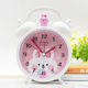 小兔子摆台式 闹钟儿童女孩小学生用专用起床神器桌面时钟表摆放式