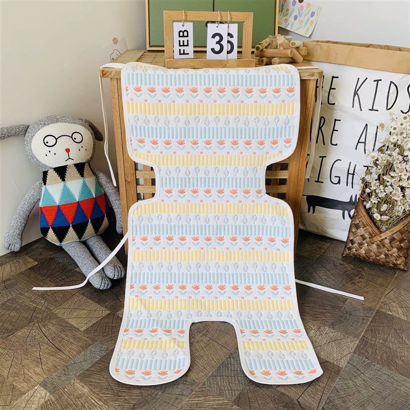 宝宝推车坐垫婴儿纯棉纱布餐椅座椅四季通用吸汗透气安全座椅垫子,婴童用品,婴童凉席系列,淘宝优惠券,粉丝福利购,淘宝优惠卷