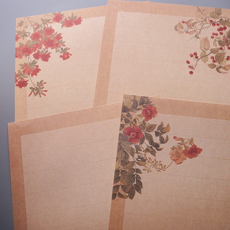 花间赋 20张包邮一笔笺宣纸花笺信纸古风信笺小楷书法手写信纸,文具电教/文化用品/商务用品,信纸,淘宝优惠券,粉丝福利购,淘宝优惠卷