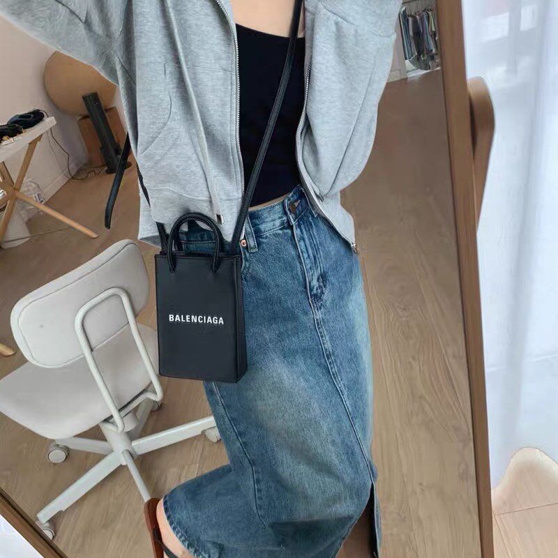 南瓜籽女装定制胖妹妹mm复古做旧牛仔半身裙春夏宽松显瘦开叉长裙