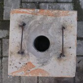 通用固定器水泥墩伞底座脚架固定神器户外沙滩摆摊太阳广告伞底座