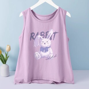 设计小吊带学生夏装 背心女夏外穿无袖 女装 2024年新款 女士 上衣夏季