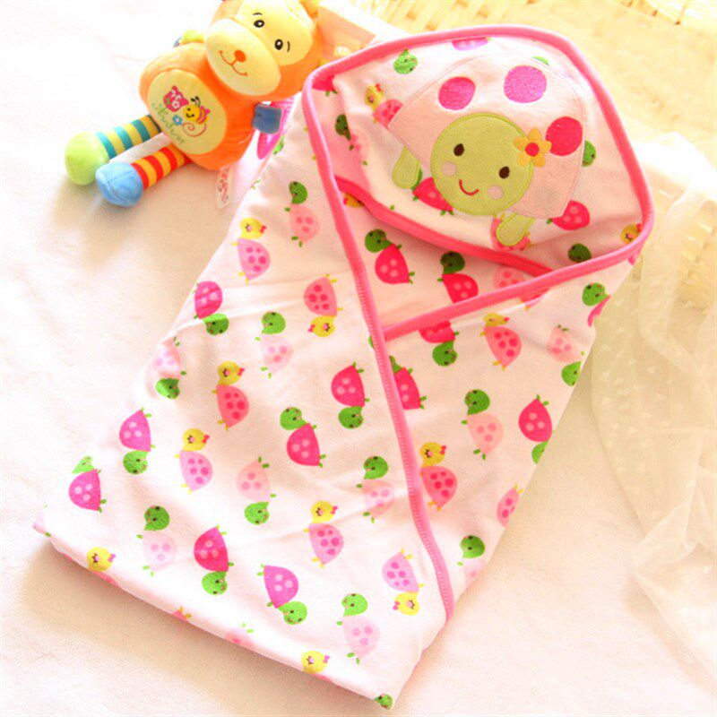 婴儿包被抱被纯棉双层宝宝包被抱毯四季春秋款婴儿披风新生儿用品