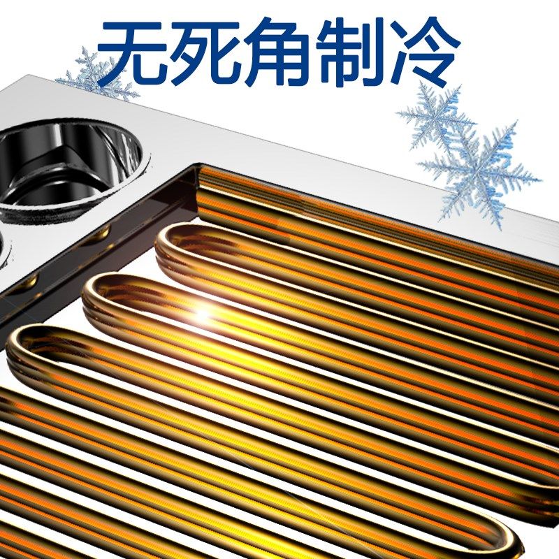 格尔炒冰机商用双控双压炒卷块切厚水果全自动单双锅炒酸奶机