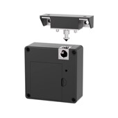 柜子锁柜门锁免打孔智能电子锁鞋 柜双开对开衣柜抽屉锁隐形暗装