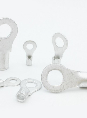 OT16-10 冷压圆形O型裸接线端子线鼻子 厚1.2MM 黄铜500只