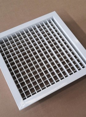 铝合金双层百叶风口 中央空调出风口格栅 百叶窗通风口新风口定做