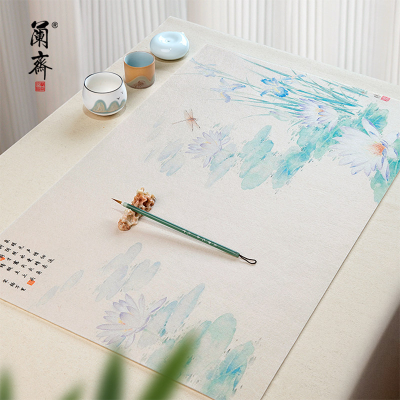 古风国潮印花书法加厚书画毛笔练字书法专用羊毛毡画毡清新雅致创,文具电教/文化用品/商务用品,书画毛毡垫,淘宝优惠券,粉丝福利购,淘宝优惠卷