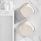 正方形家用脸盆加厚塑料盆子可悬挂洗澡盆学生宿舍用洗脚盆白色