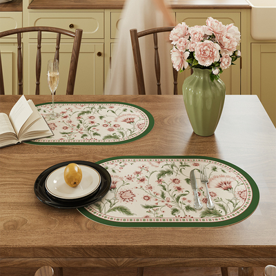 达西庄园杯垫隔热垫防水防油加厚田园风碗垫餐桌垫菜垫子耐高温