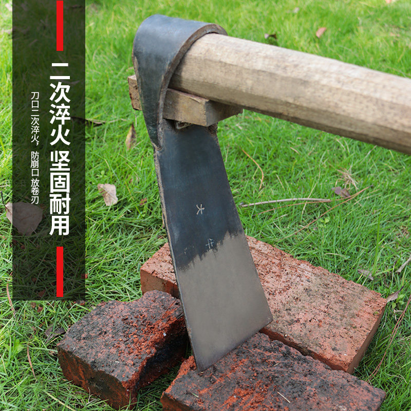 老式多功能锄头平口除草专用农具小锄锰钢花园刨地铲地培土长柄锄,农机/农具/农膜,锄头,淘宝优惠券,粉丝福利购,淘宝优惠卷