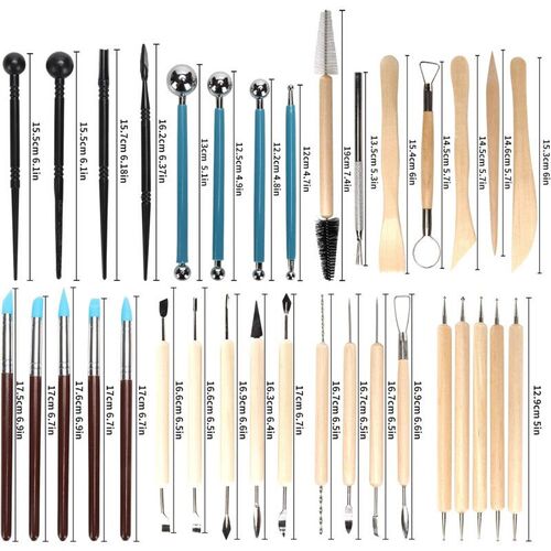 Pottery Clay Sculpting Tools Kit 8-61 Pcs/Set Ceramic Wax