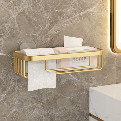 Toilet Tissue Paper Holder Shelf Bathroom kitchen Towel Roll