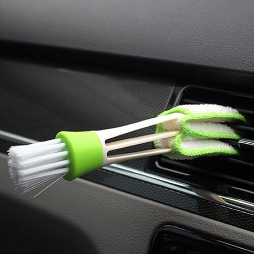 Plastic Car Brush Cleaning Tool Auto Air Conditioner Vent Bl