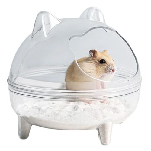 67JE Easily Clean Small Animal Sand Bath Tub for Hamster Hed