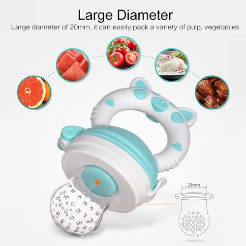 Baby Feeder Kids boy girl Fruit Nipples Feeding Silicone Fre