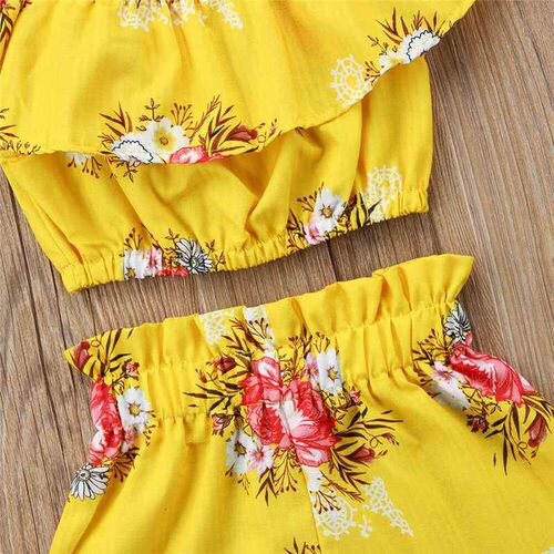 Fashion Hot Toddler Baby Summer 2020 Kid Clothes Floral Prin
