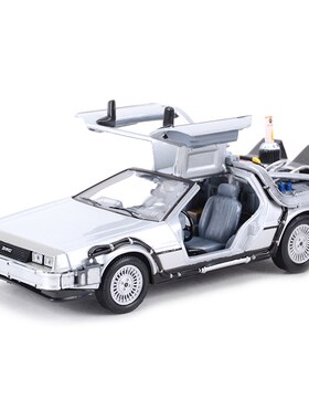 Welly 1:24 DMC-12 DeLorean Time Machine Back to the Future C